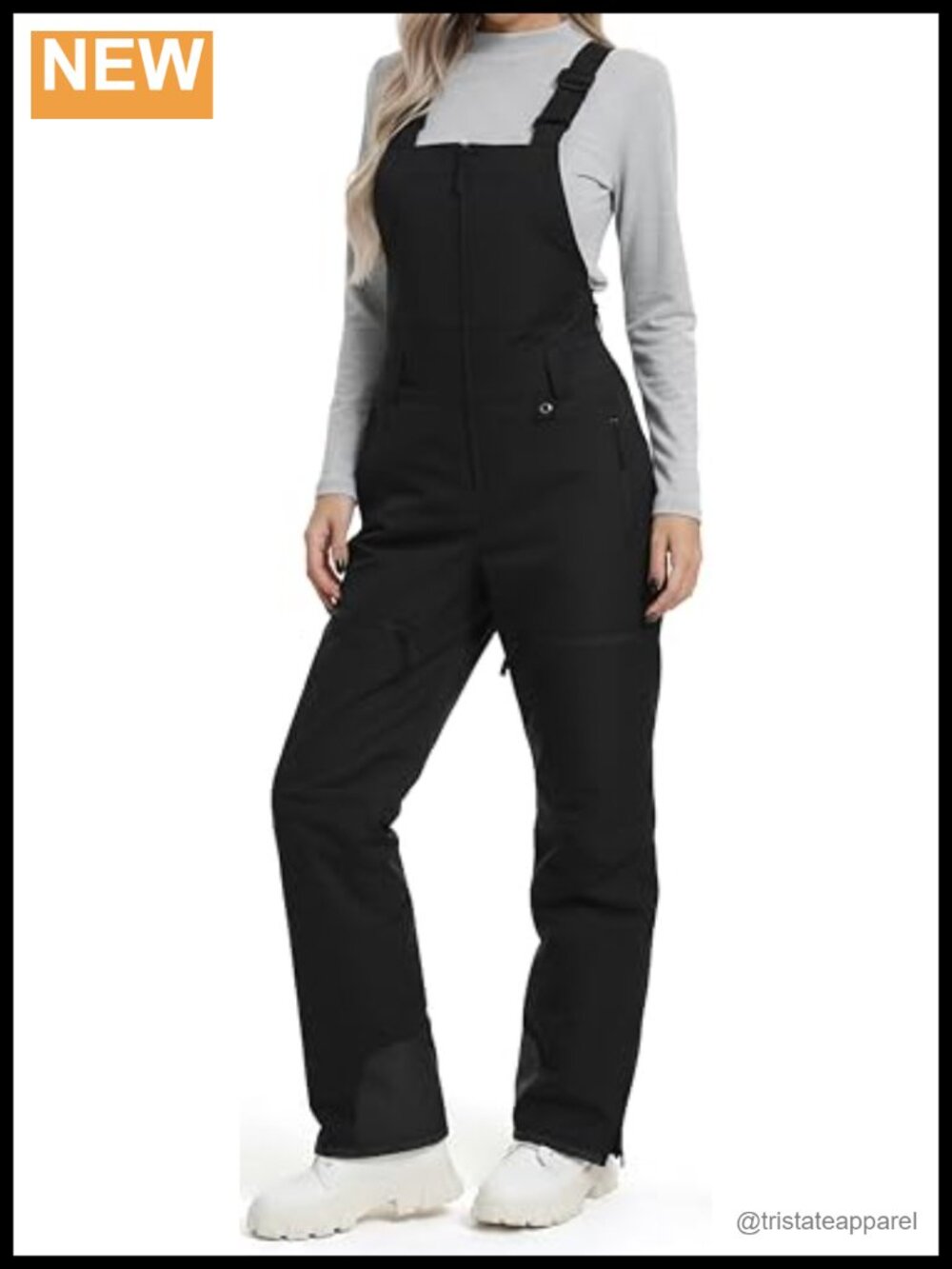 Women's Snow Ski Bibs Adjustable Straps Insulated Overalls